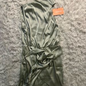 Thatssofetch Santorini Mini Dress: Sage NWT